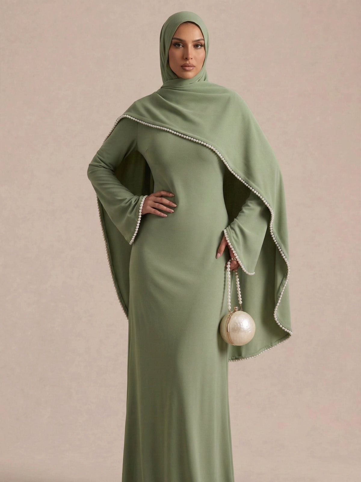 Abaya Verte