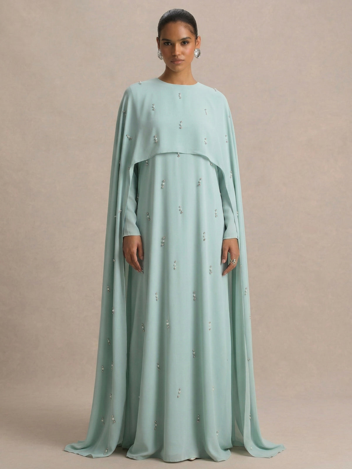 Abaya Verte - Caftania Paris