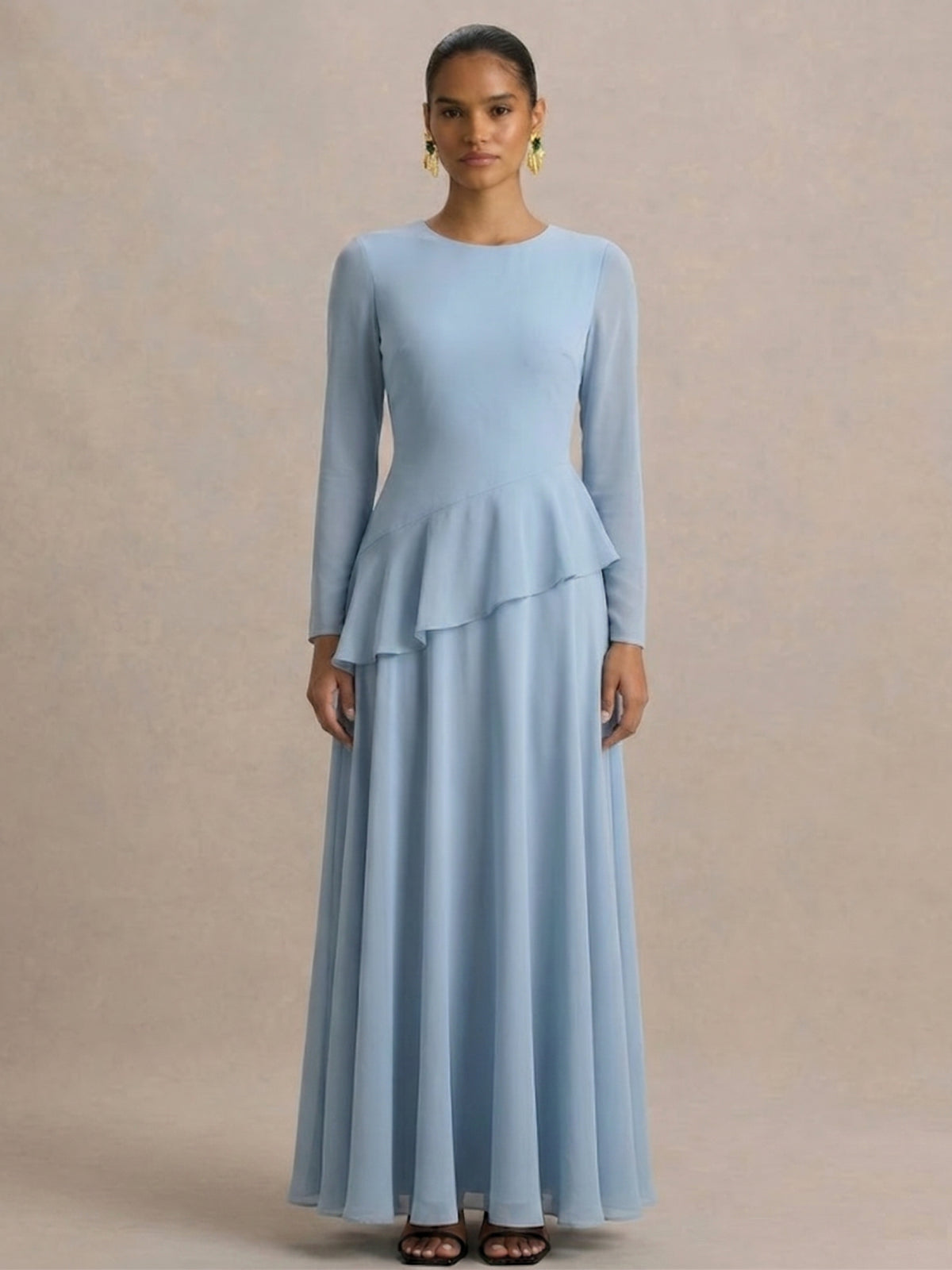 Abaya Bleu Ciel | Caftania Paris