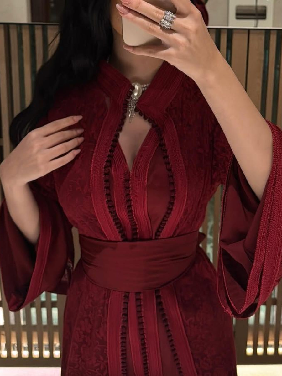 Red Bridal Caftan