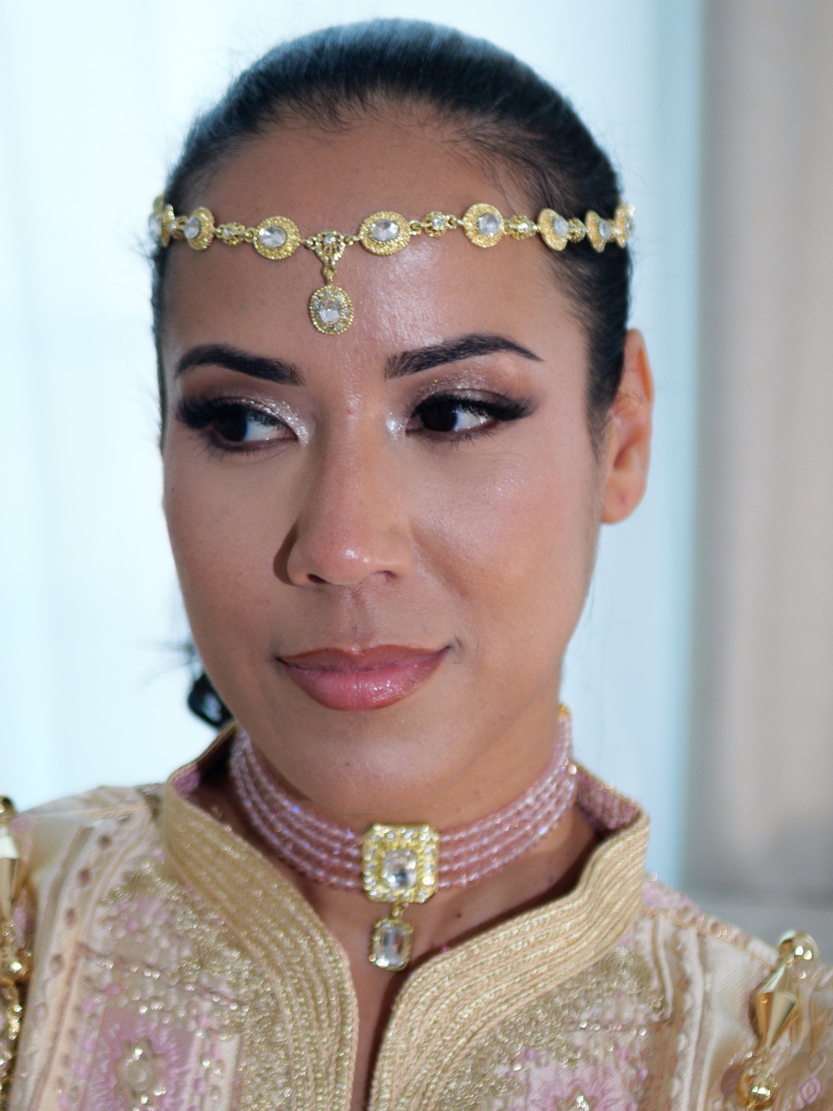 Bijou de Tête Caftan – Couronne Élégance Orientale - Caftania Paris