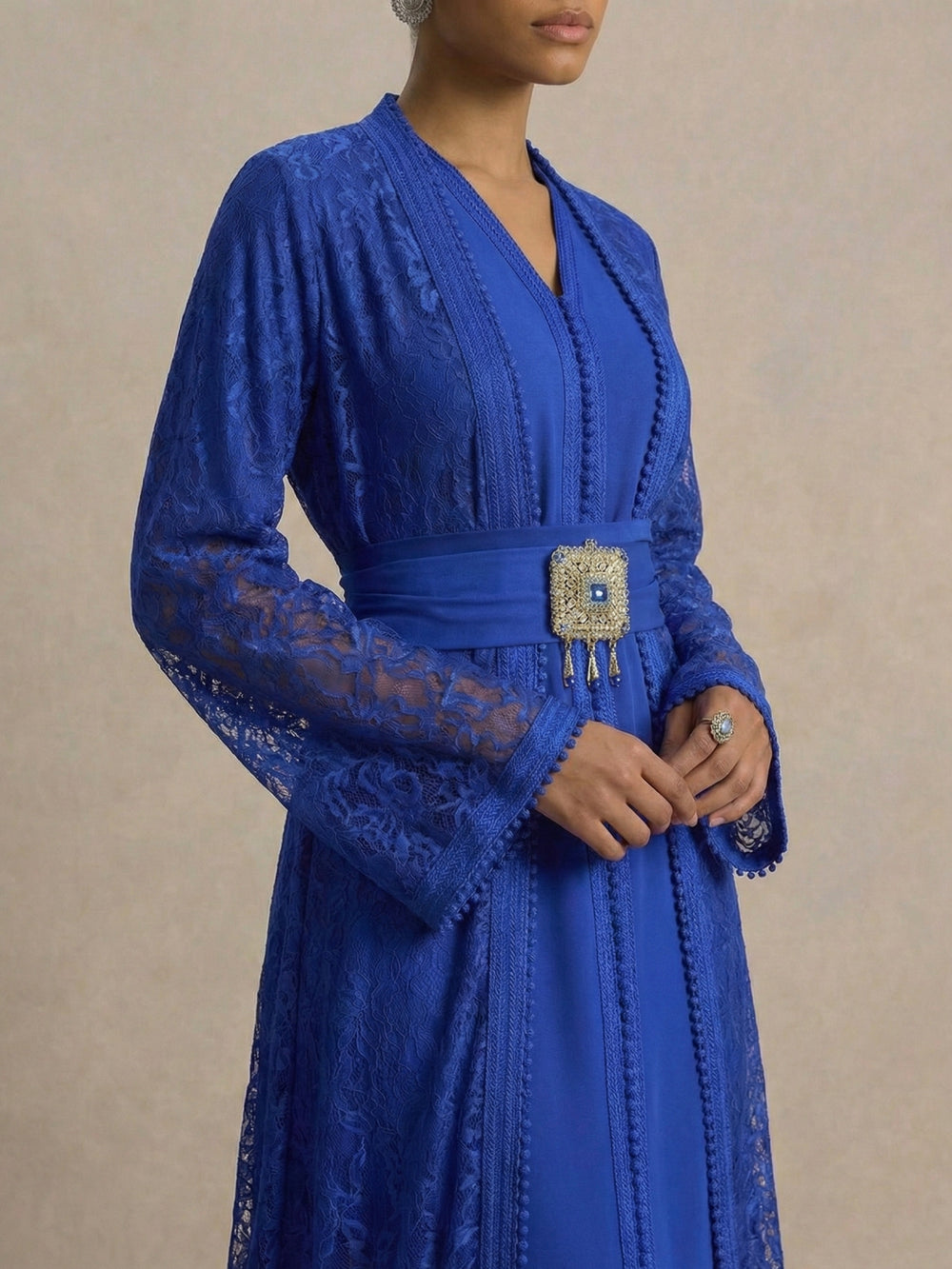 Ceinture assortie offerte avec ce caftan