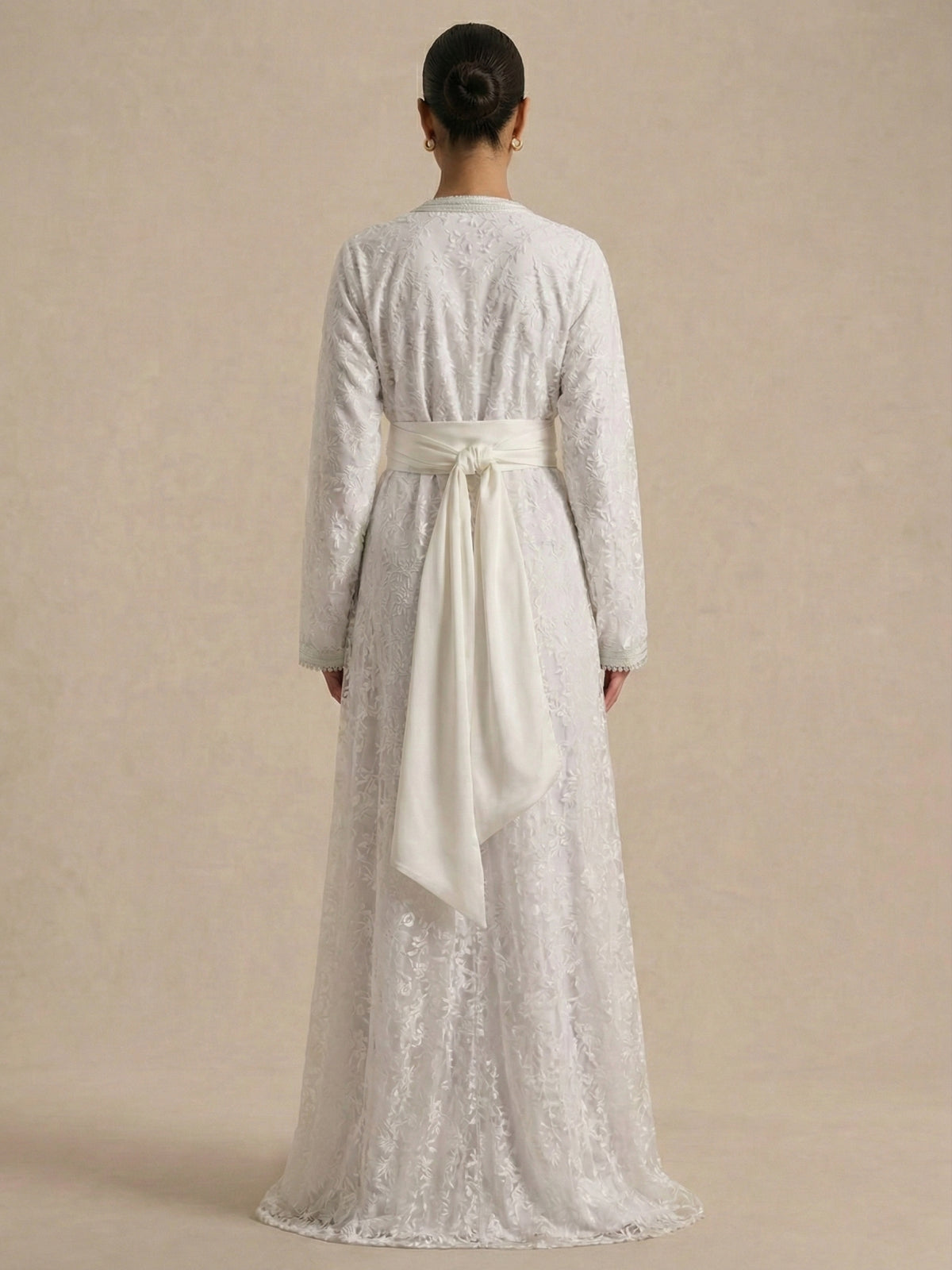 Caftan Mariage Blanc Moderne - Caftania Paris