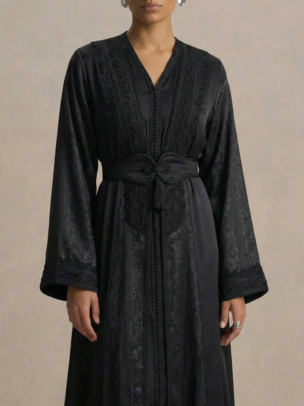 Caftan Mariage Noir - Caftania Paris