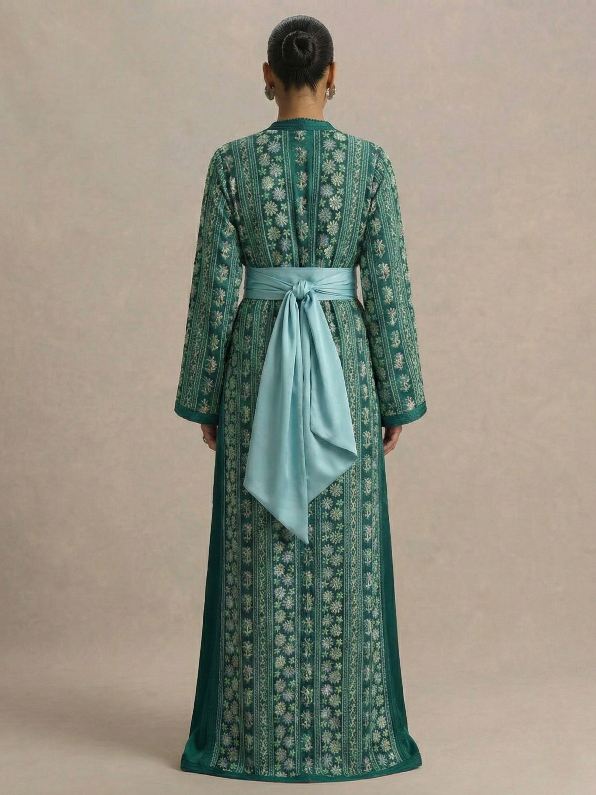 Caftan Mariage Vert - Caftania Paris