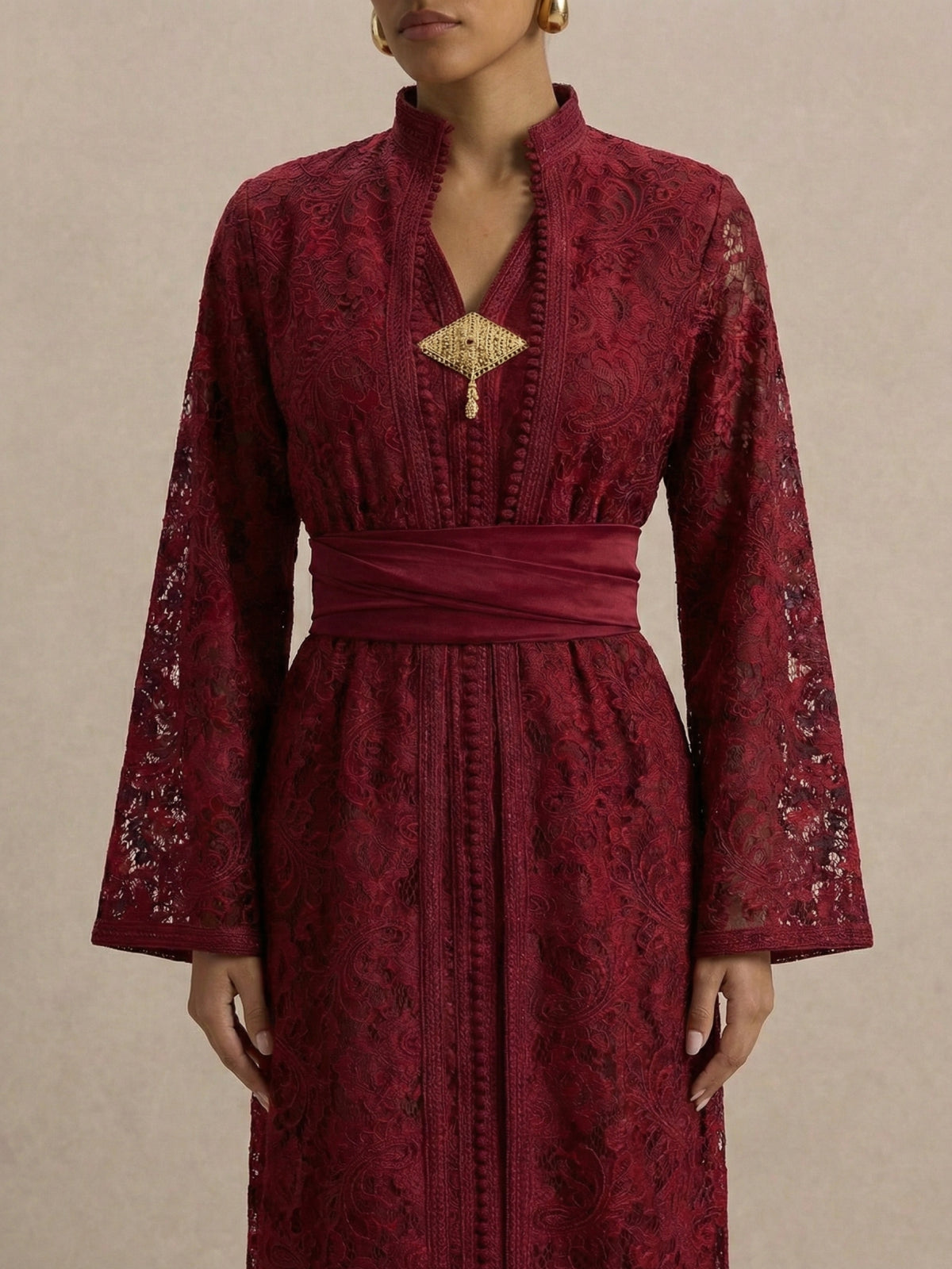 Caftan Mariée Rouge - Caftania Paris