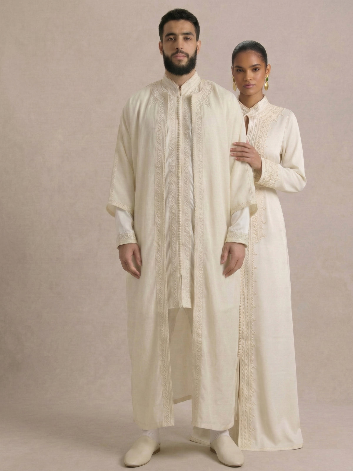 Caftan Marocain Blanc | Caftania Paris
