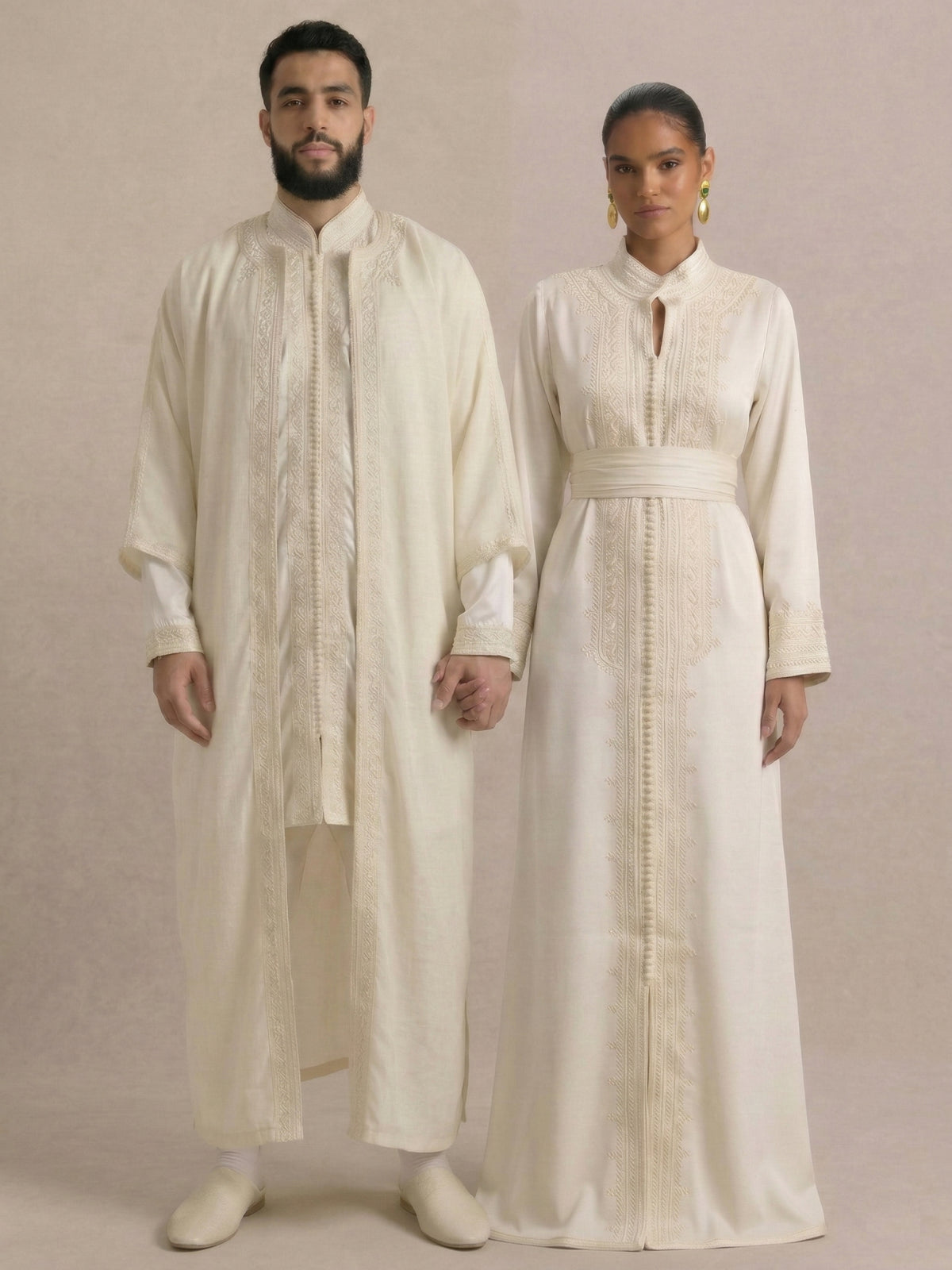 Caftan Marocain Blanc | Caftania Paris
