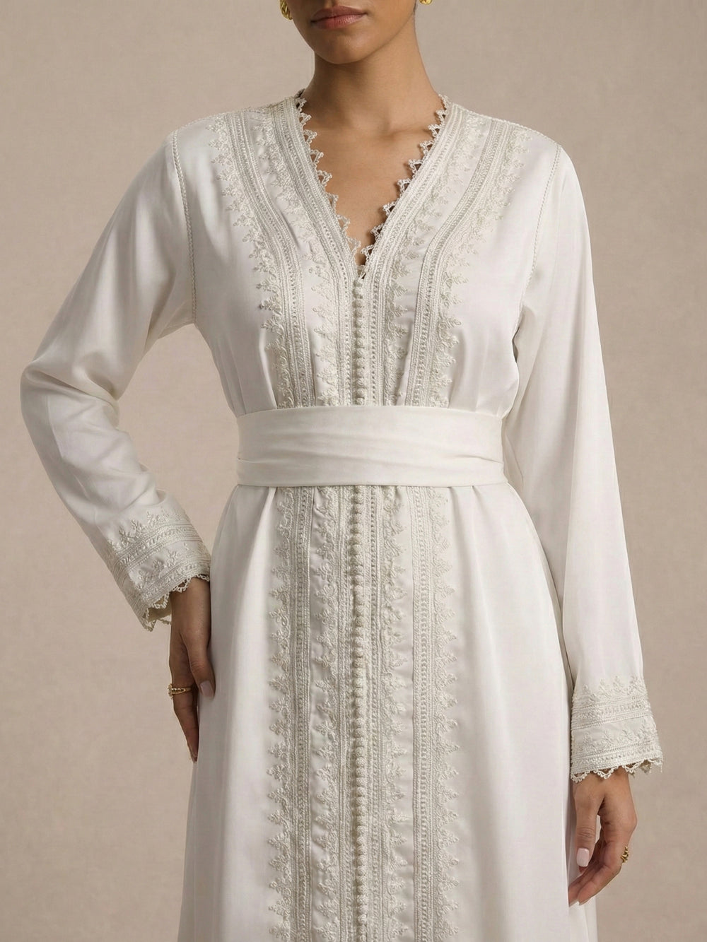 Ceinture assortie offerte avec ce caftan