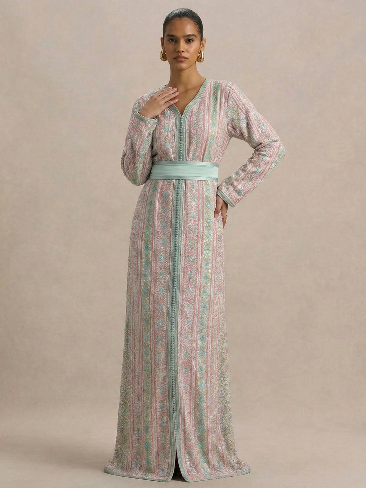 Caftan Marocain Traditionnel - Caftania Paris