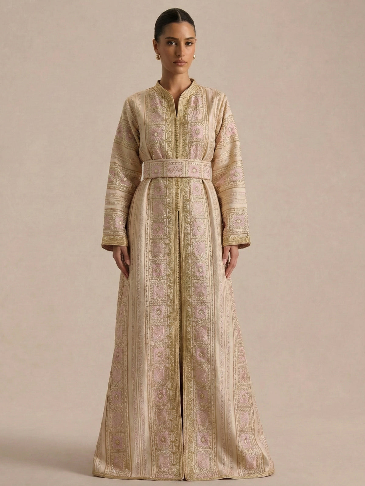 Caftan Rose Clair - Caftania Paris 