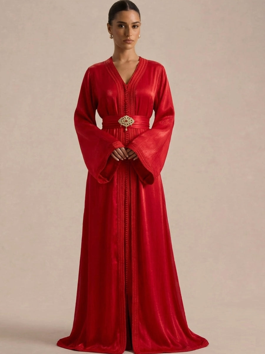 Caftan Rouge Mariage - Caftania Paris