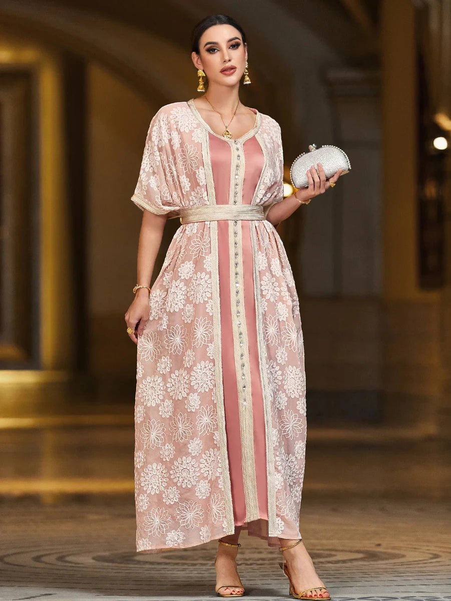 Ceinture assortie offerte avec ce caftan