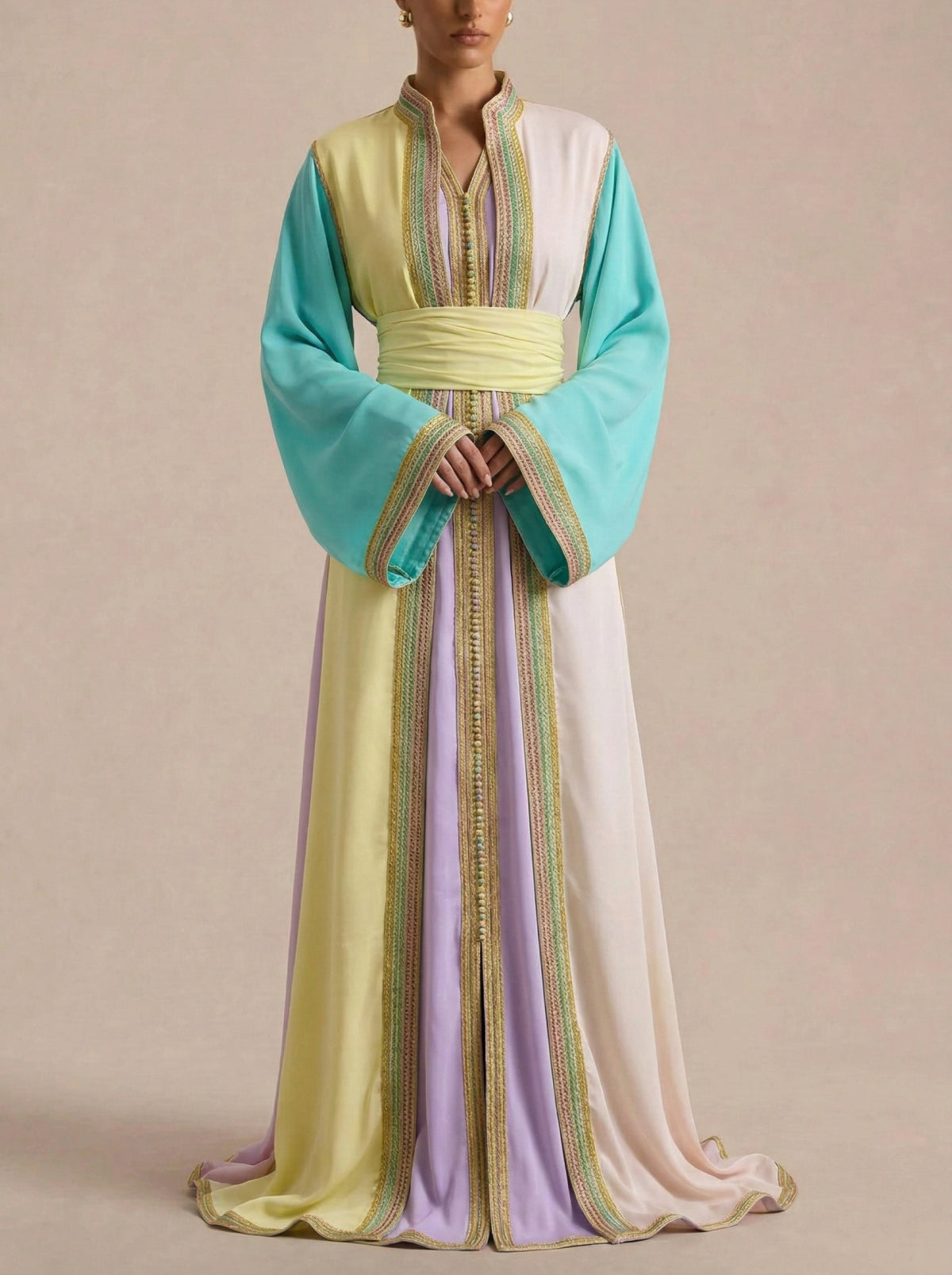 Caftan Violet Pastel - Caftania Paris