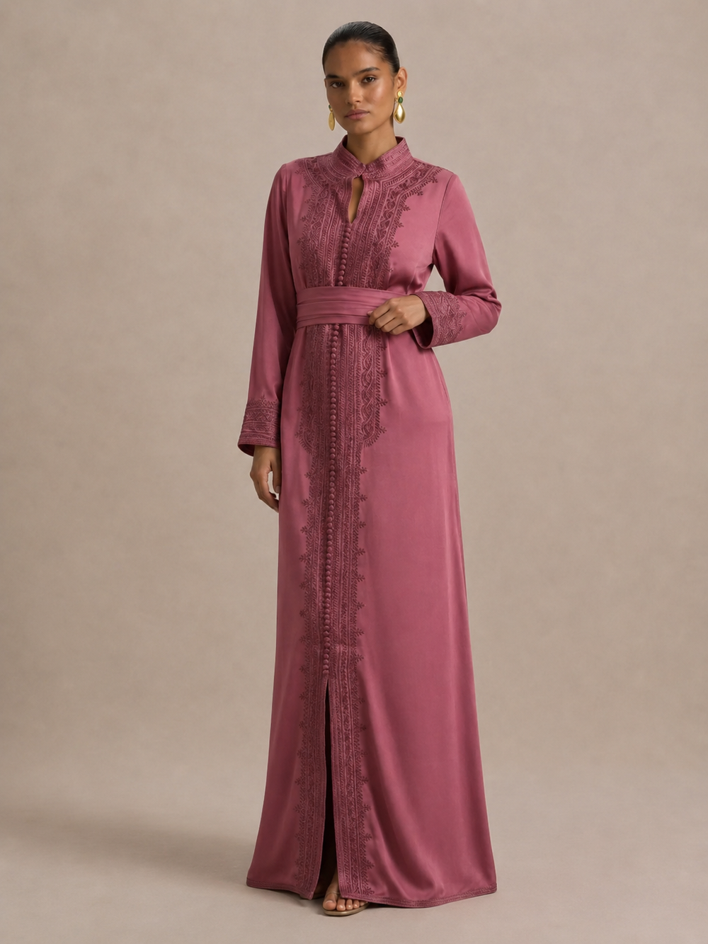 Ceinture assortie offerte avec ce caftan