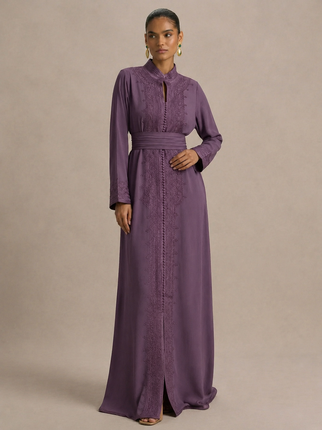 Caftan Violet Clair