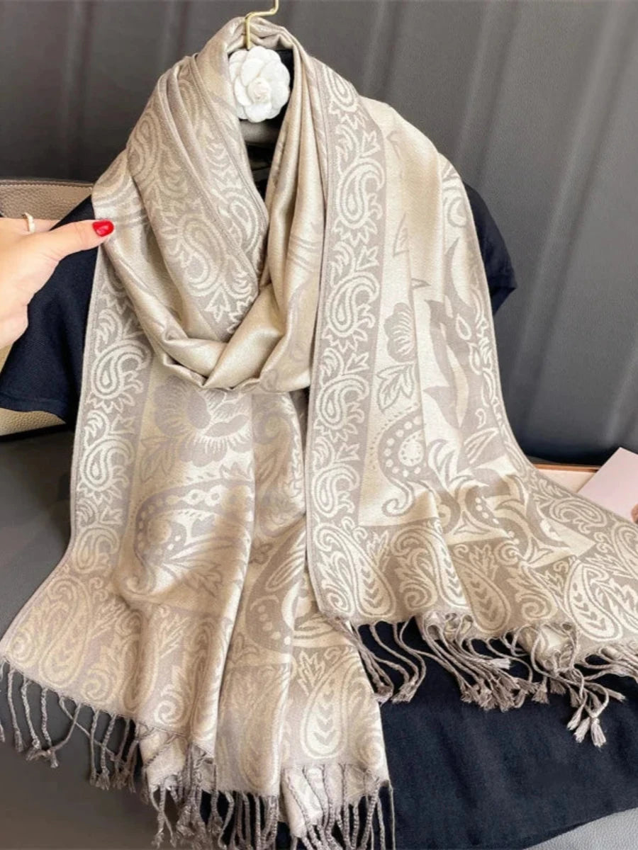 Châle Blanc - Caftania Paris