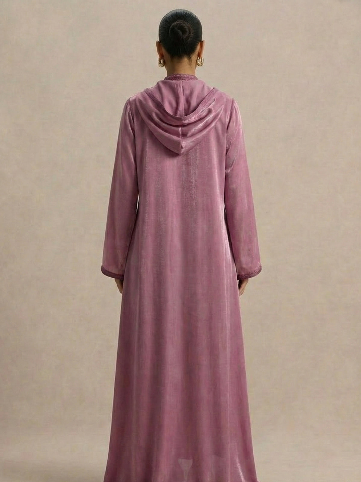 Djellaba Bordeau | Caftania Paris