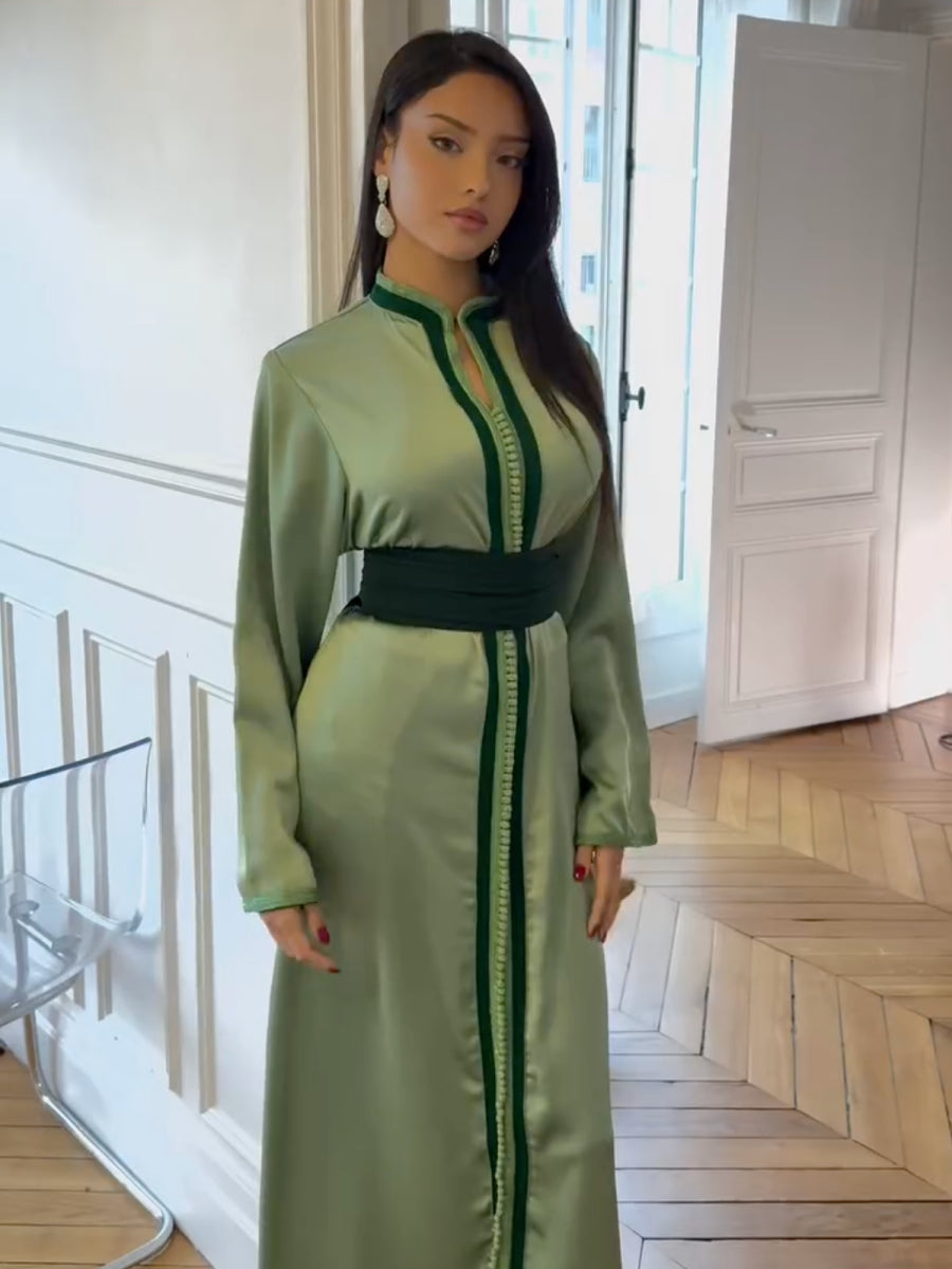 Caftan Satin - Caftania Paris