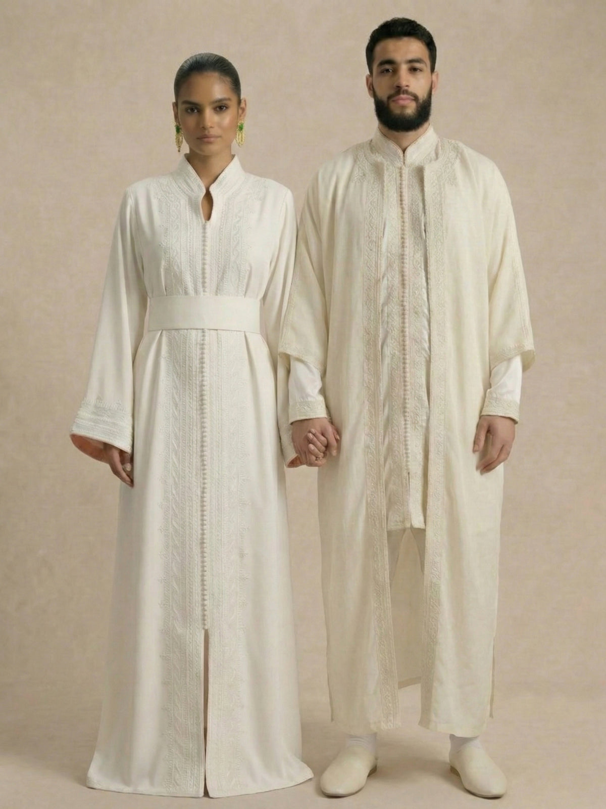 Caftan Marocain Blanc | Caftania Paris