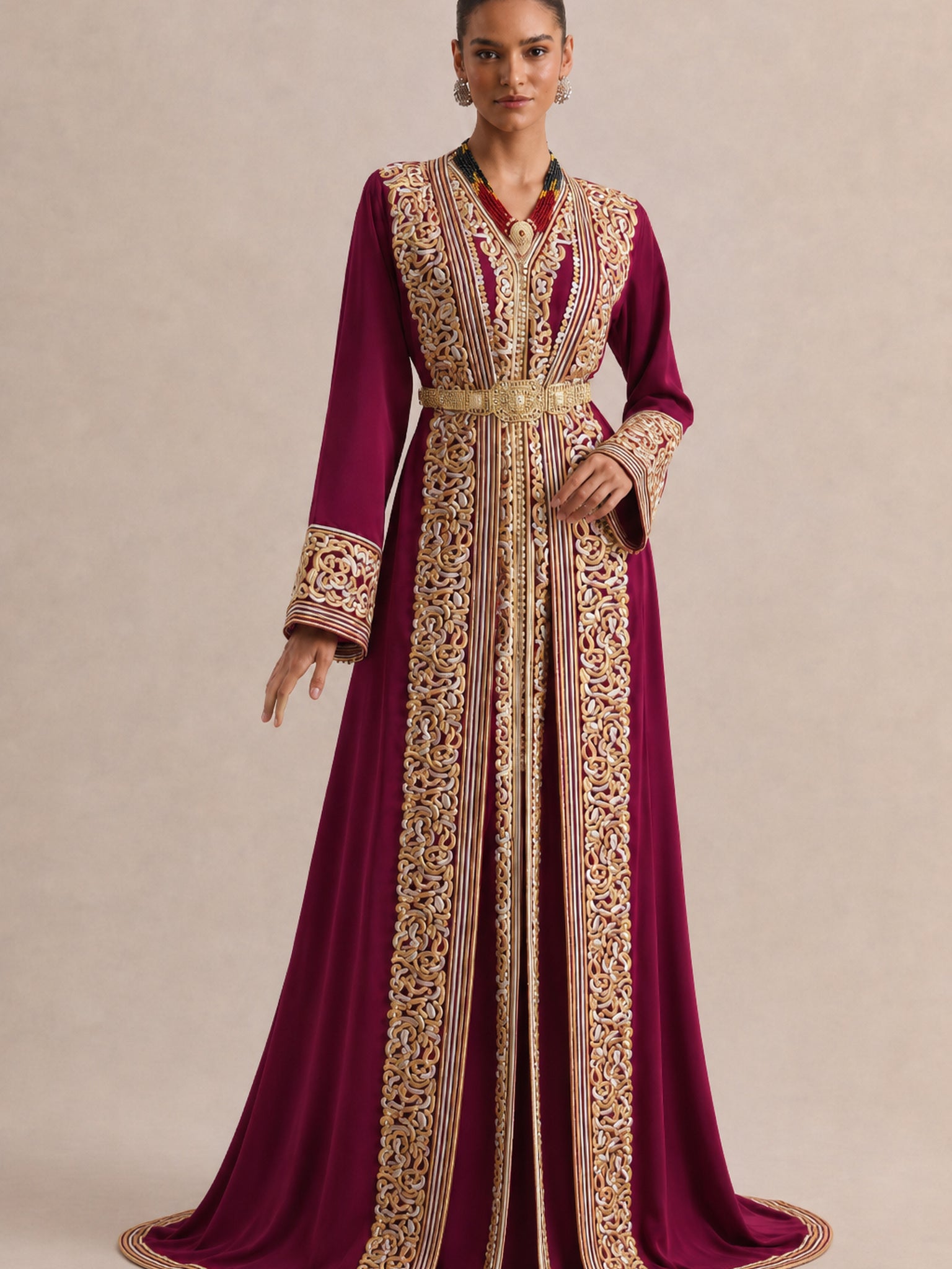 Red and Gold Caftan