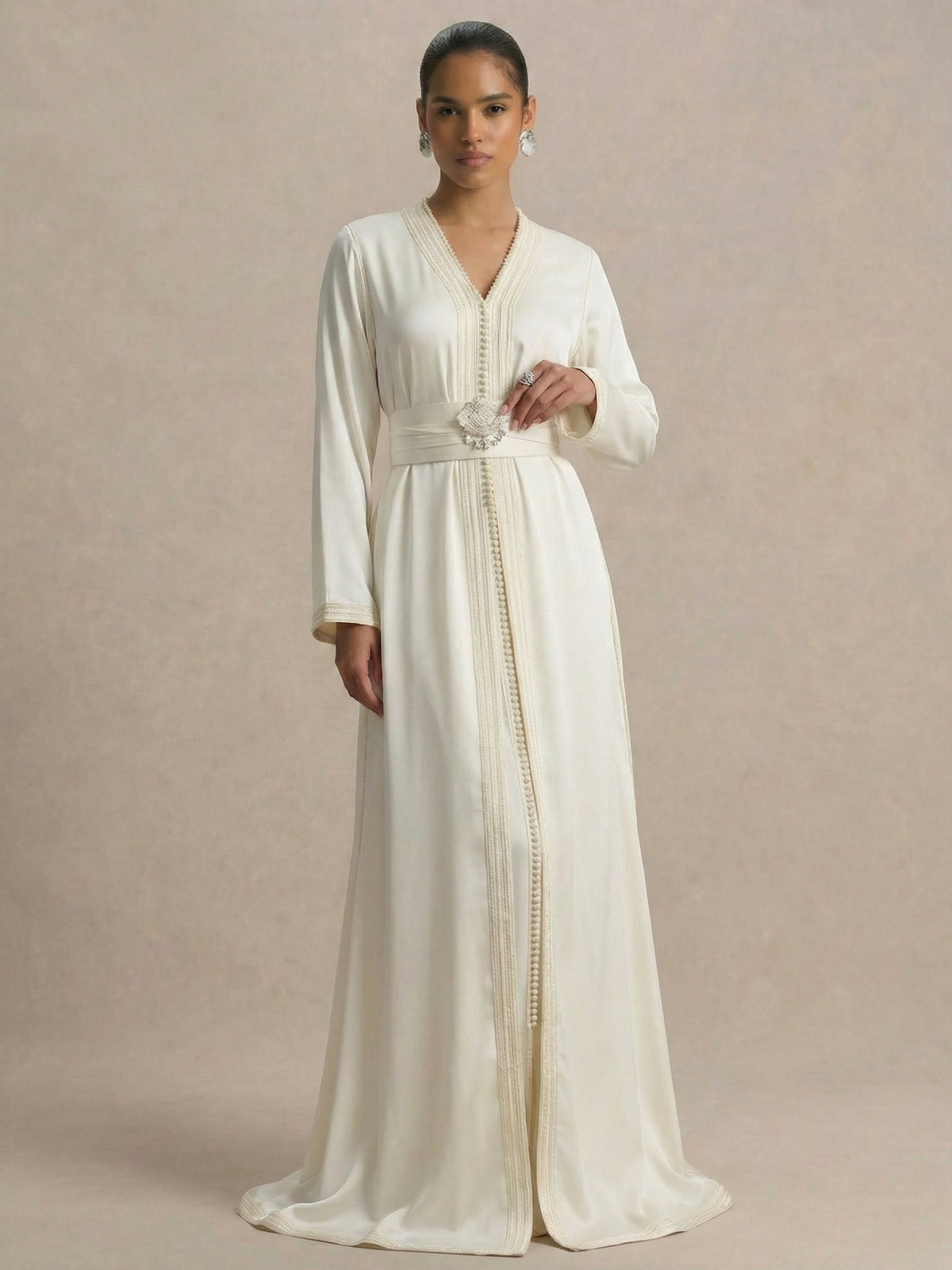 Takchita Blanche - Caftania Paris