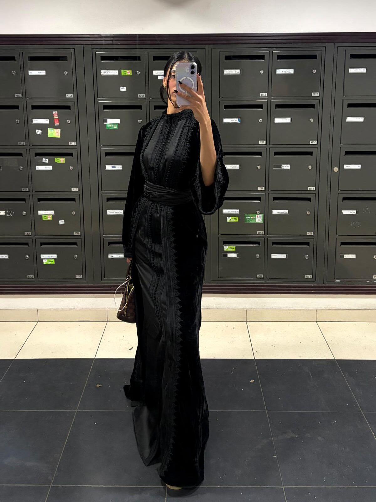 Takchita Noir - Caftania Paris